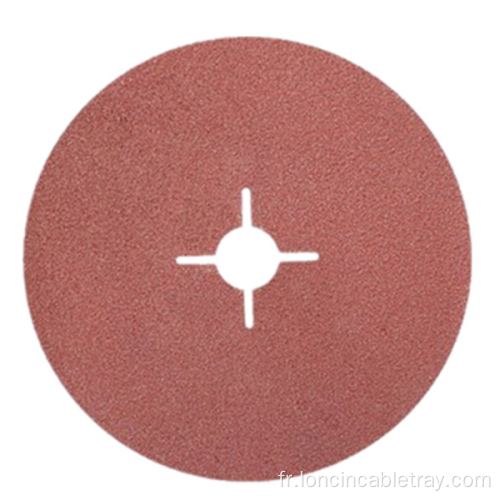 Disque en fibre abrasive d&#39;oxyde d&#39;aluminium